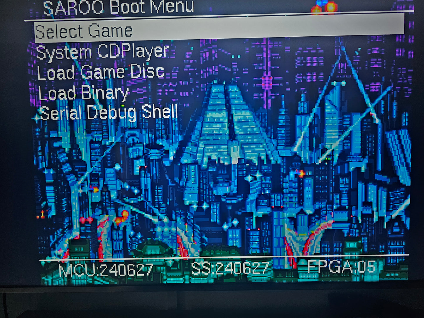 Sega Saturn Black All-in-One cartridge met Pseudo Saturn Kai en geheugenkaartfunctie (v 6.483) - in doos