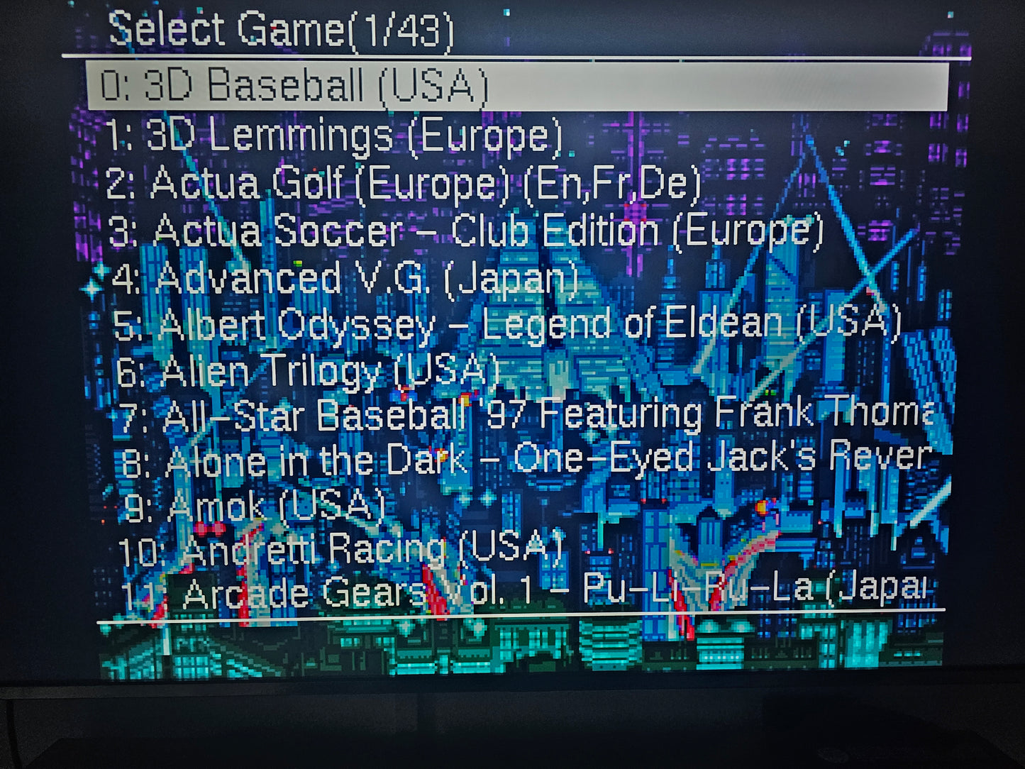 Sega Saturn Black All-in-One cartridge met Pseudo Saturn Kai en geheugenkaartfunctie (v 6.483) - in doos
