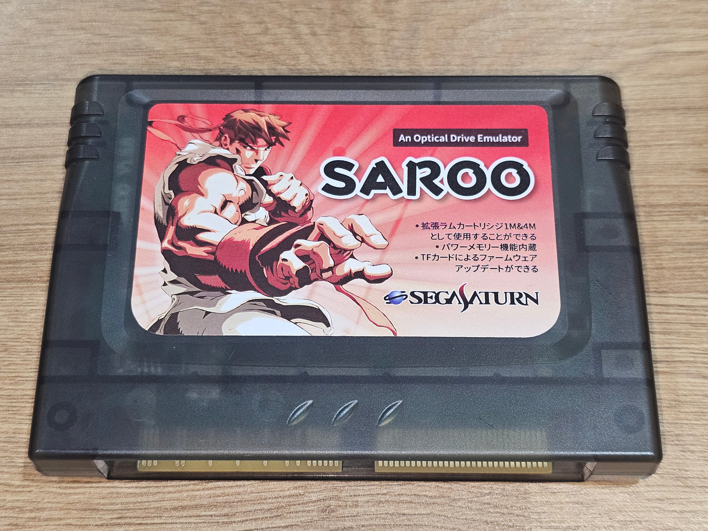 Sega Saturn Black All-in-One cartridge met Pseudo Saturn Kai en geheugenkaartfunctie (v 6.483) - in doos