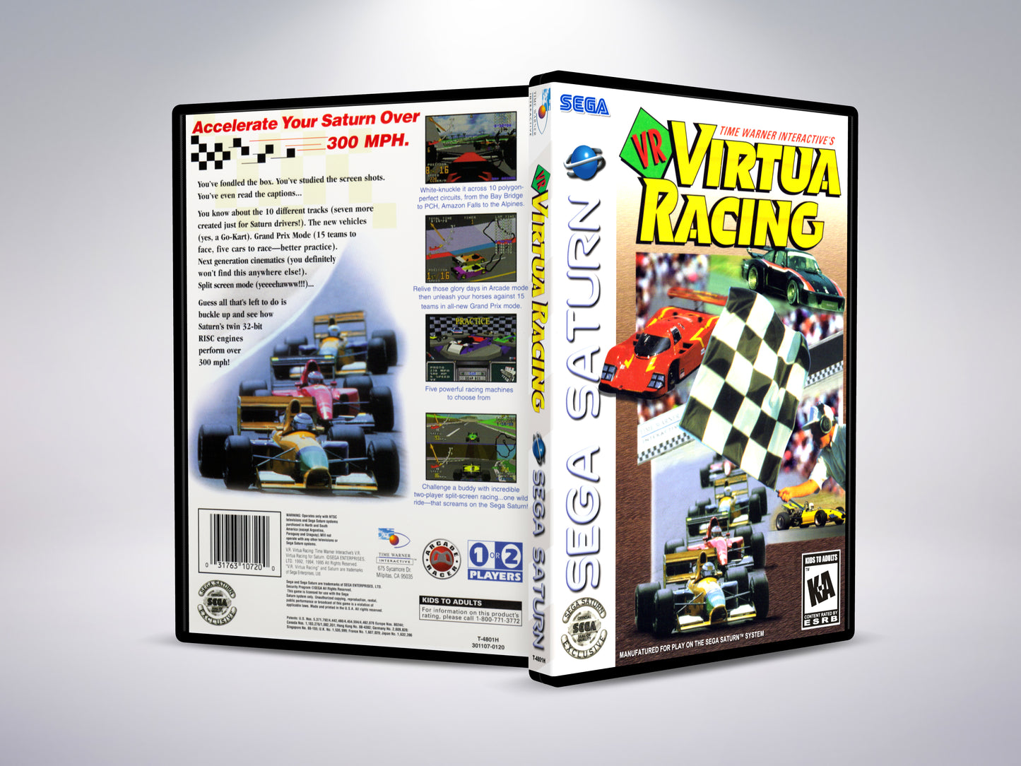 Time Warner Interactive's VR Virtua Racing