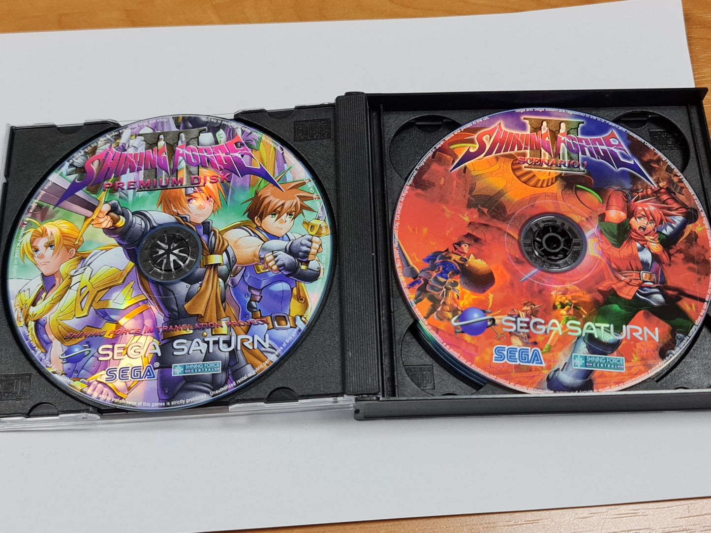 Shining Force 3 - Alle scenario's voltooid (4 schijven) - Vertaald