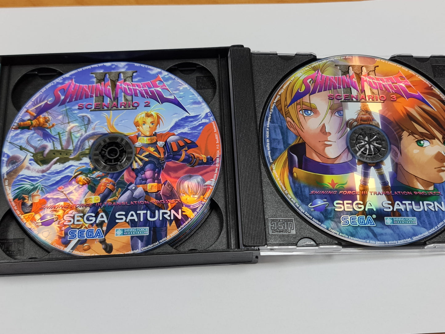 Shining Force 3 - Alle scenario's voltooid (4 schijven) - Vertaald