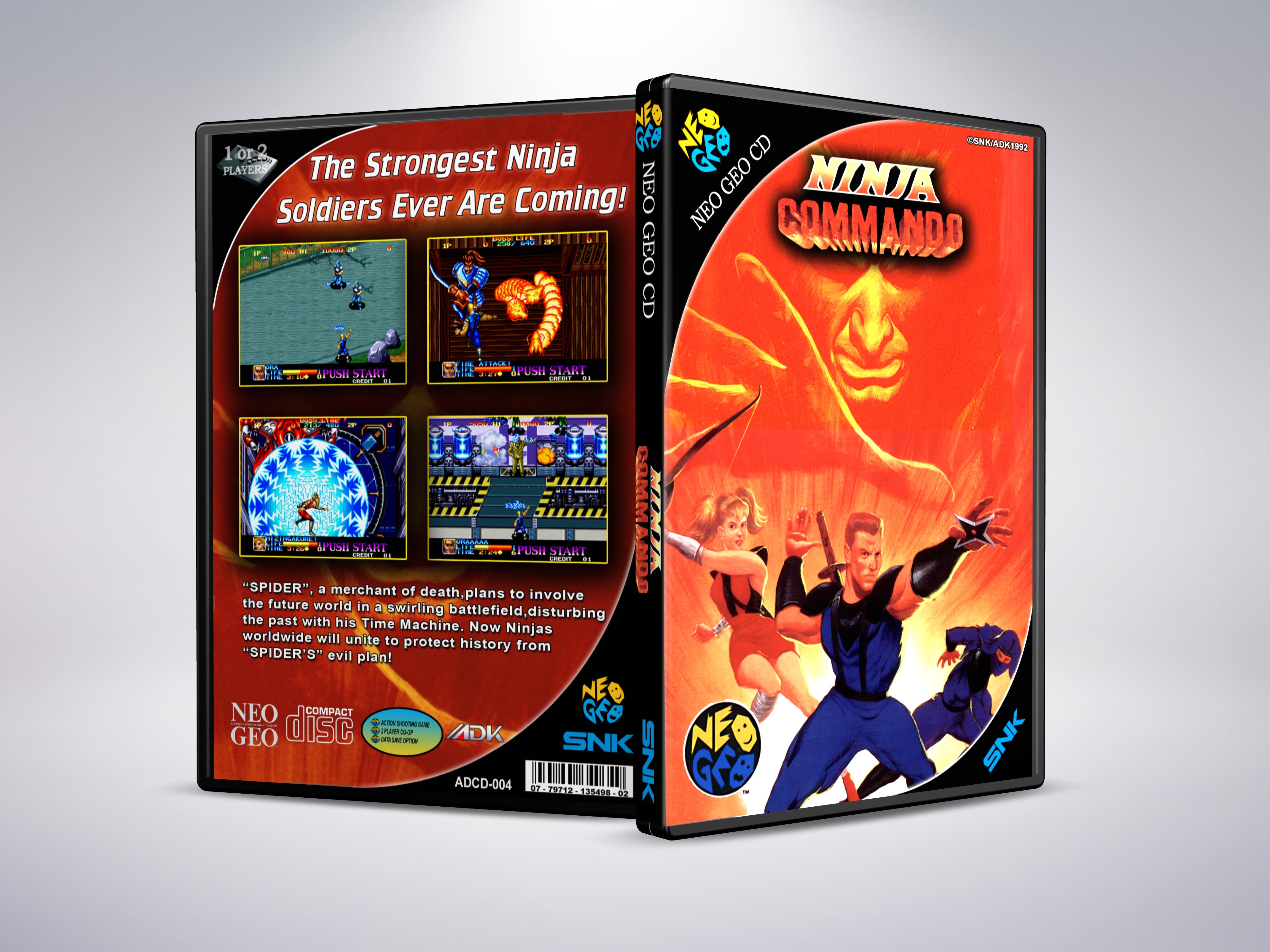 NINJA COMMANDO NEO geo aes SNK Japon Réf 0101 EUR 2.710,20 - FR NINJA COMMANDO NEO geo aes SNK Japon Réf 0101 EUR 2.710,20 - FR