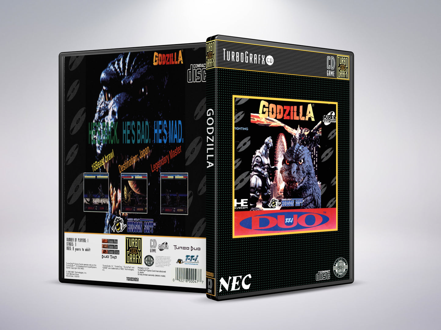 Godzilla - Turbografx CD / Turbo Duo