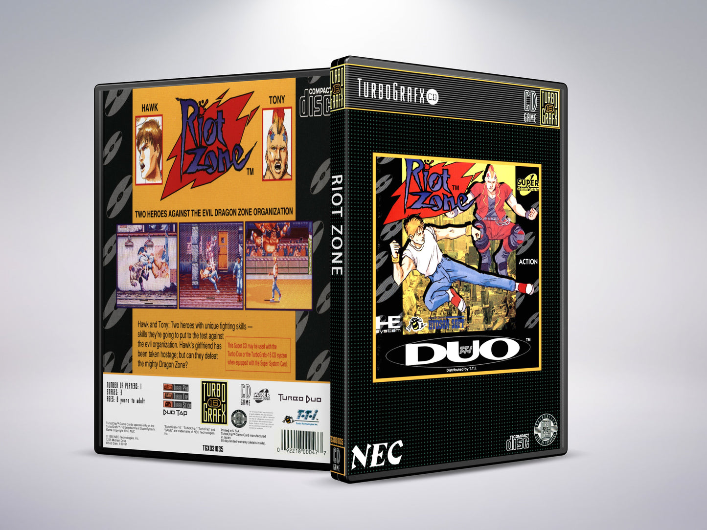 Riot Zone - Turbografx CD / Turbo Duo