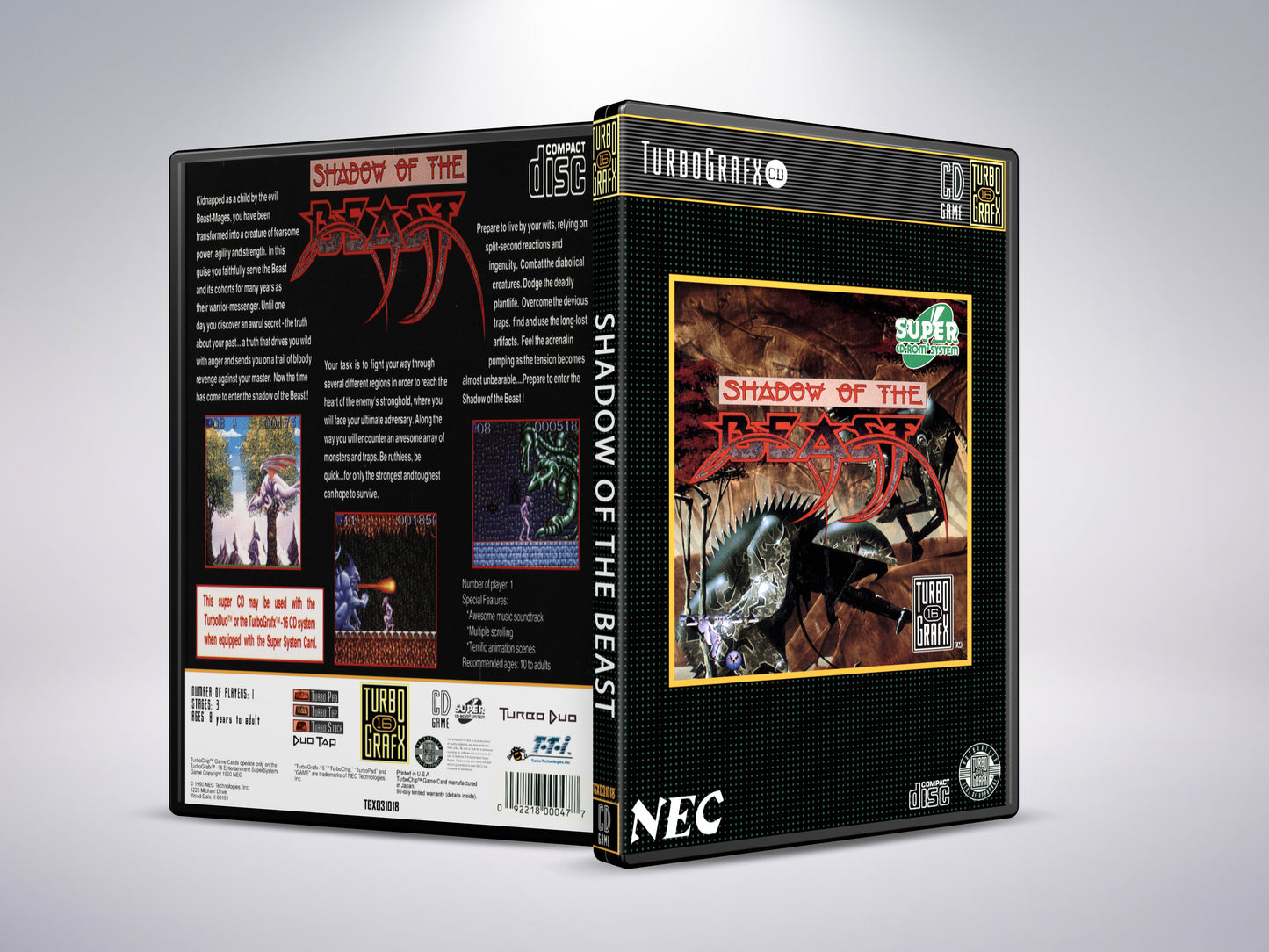 Schaduw van het beest - Turbografx CD / Turbo Duo