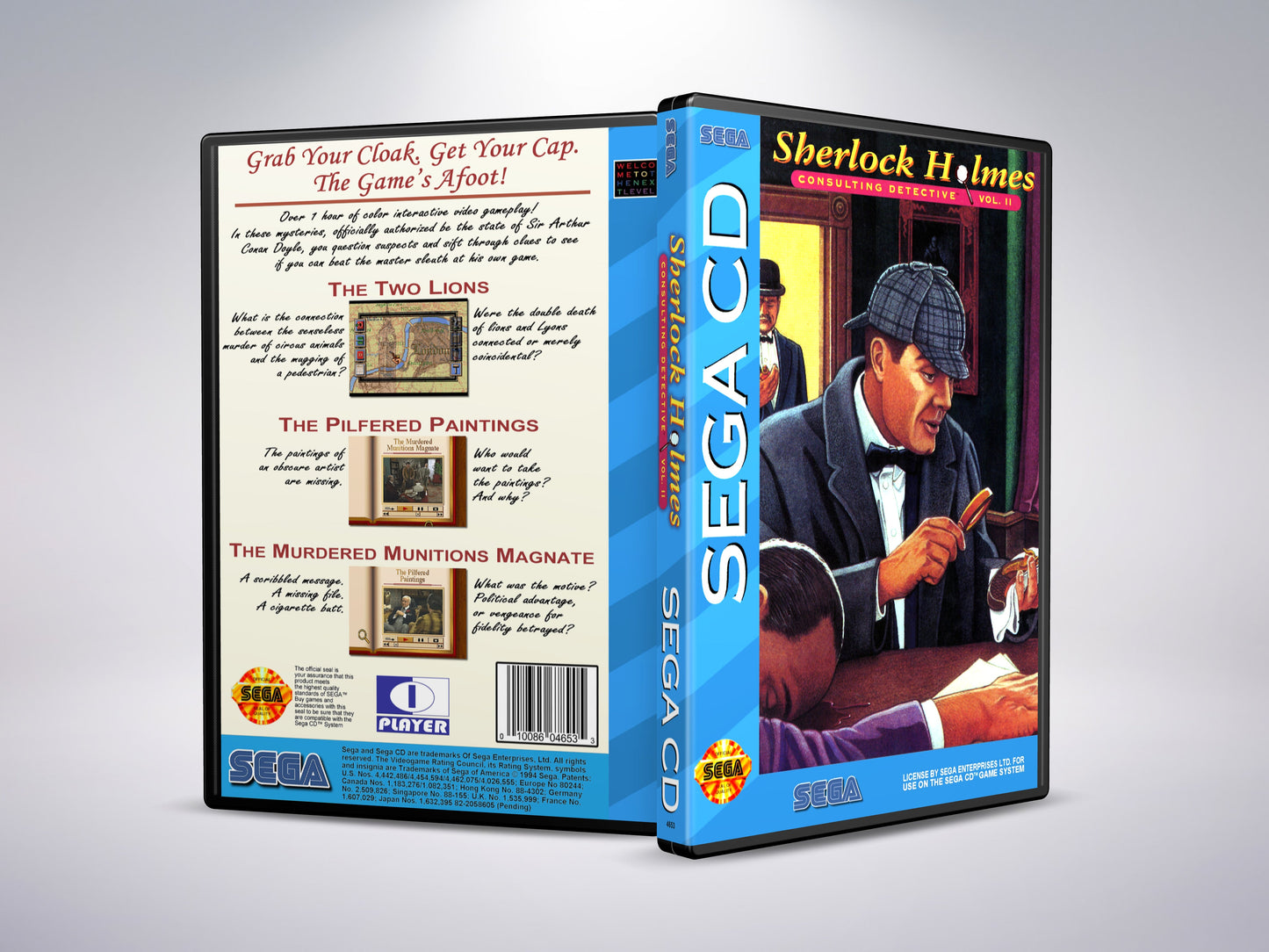 Sherlock Holmes Consulting Detective Vol 2 (Sega CD NTSC-U-versie)