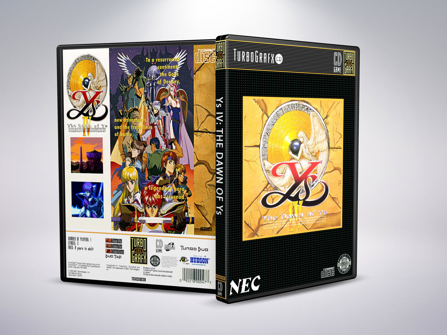 Ys 4: The Dawn of Ys (vertaald) - Turbografx CD / Turbo Duo