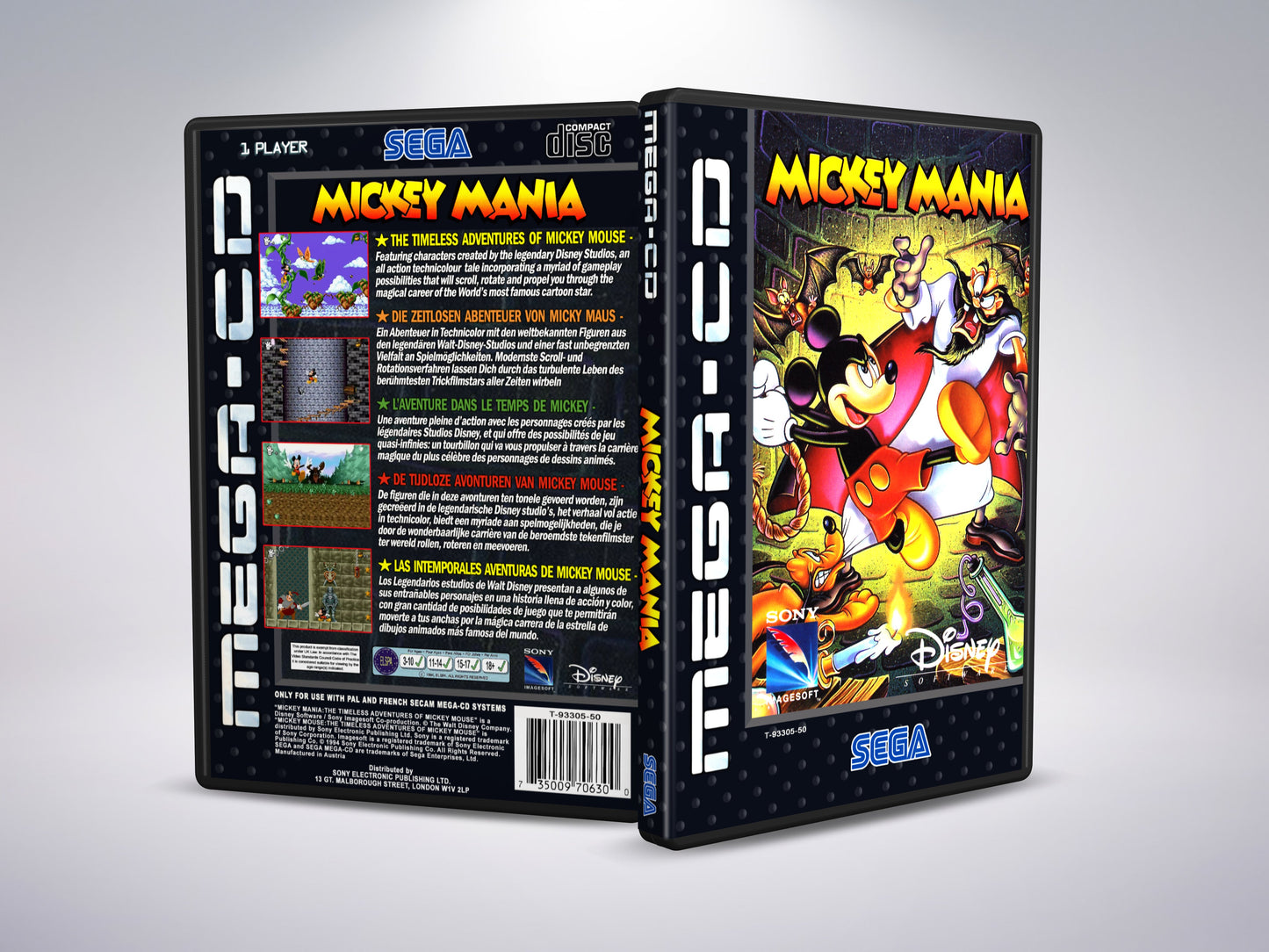 Mickey Mania (Mega CD PAL-versie)