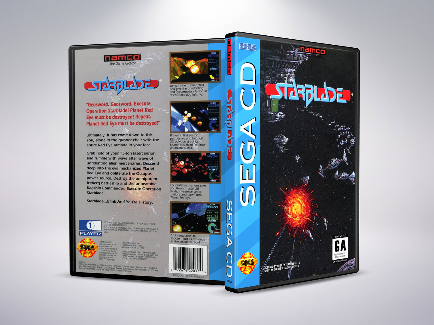 Starblade (Sega CD NTSC-U-versie)