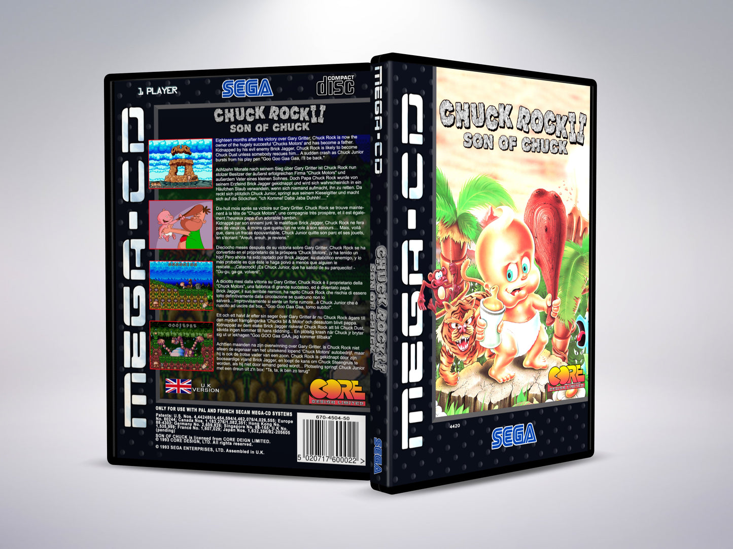 Chuck Rock 2: Son of Chuck (Mega CD PAL Version)