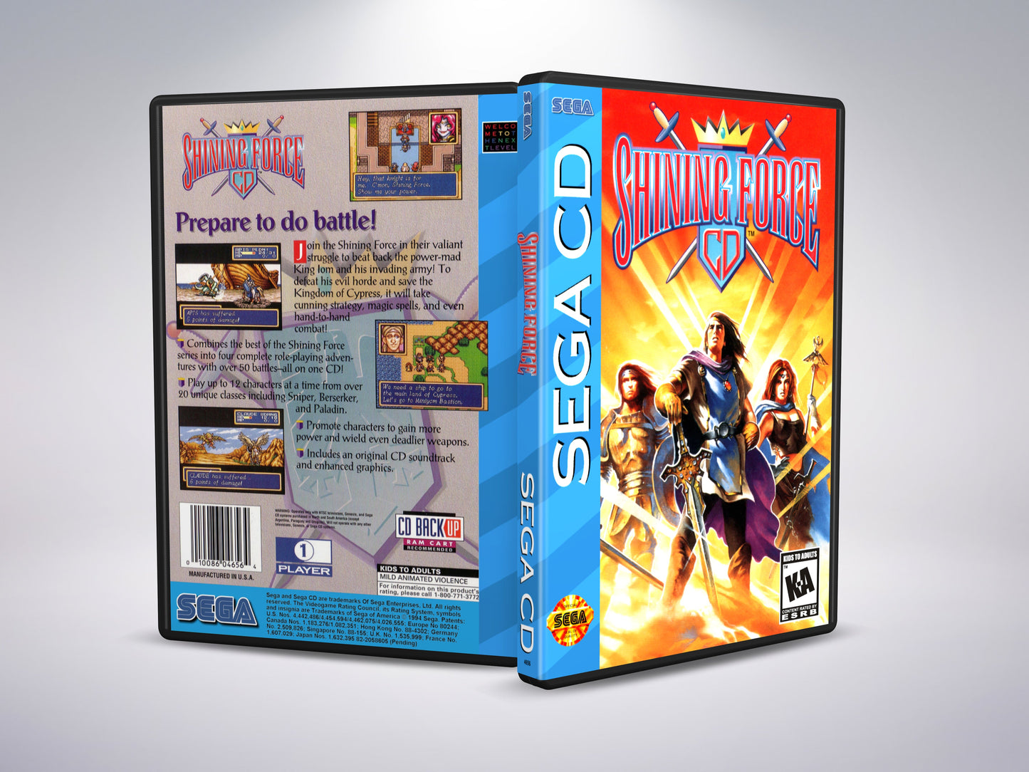 Shining Force CD (Sega CD NTSC-U-versie)