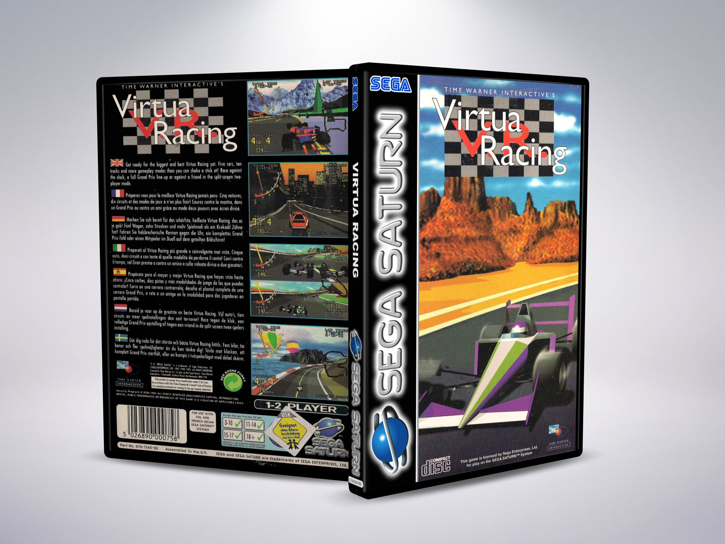 Time Warner Interactive's VR Virtua Racing