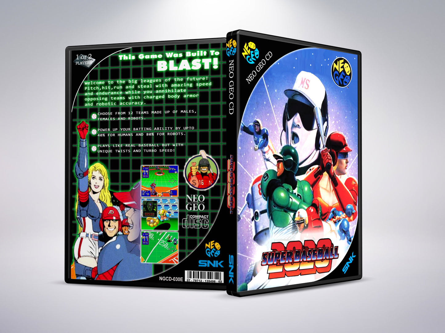 Super Baseball 2020 - Neo Geo-cd