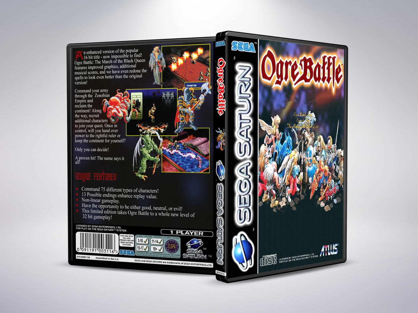 Ogre Battle De mars van de zwarte koningin - vertaald