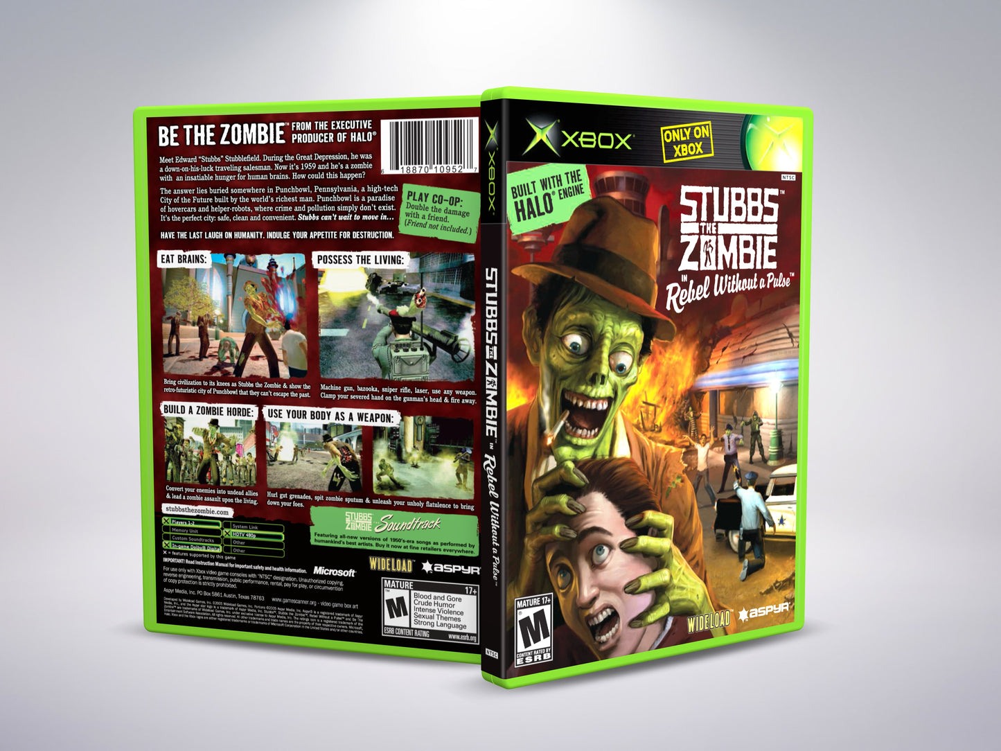 Stubbs de Zombie in Rebel Without a Pulse