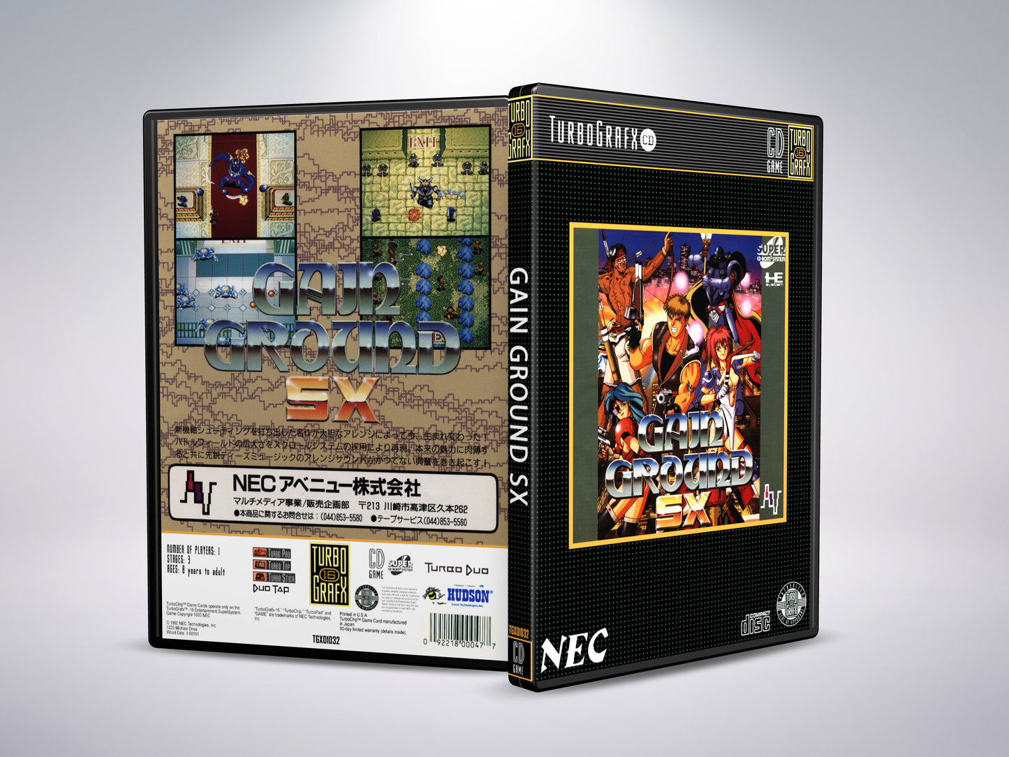 Win Ground SX - Turbografx CD / Turbo Duo