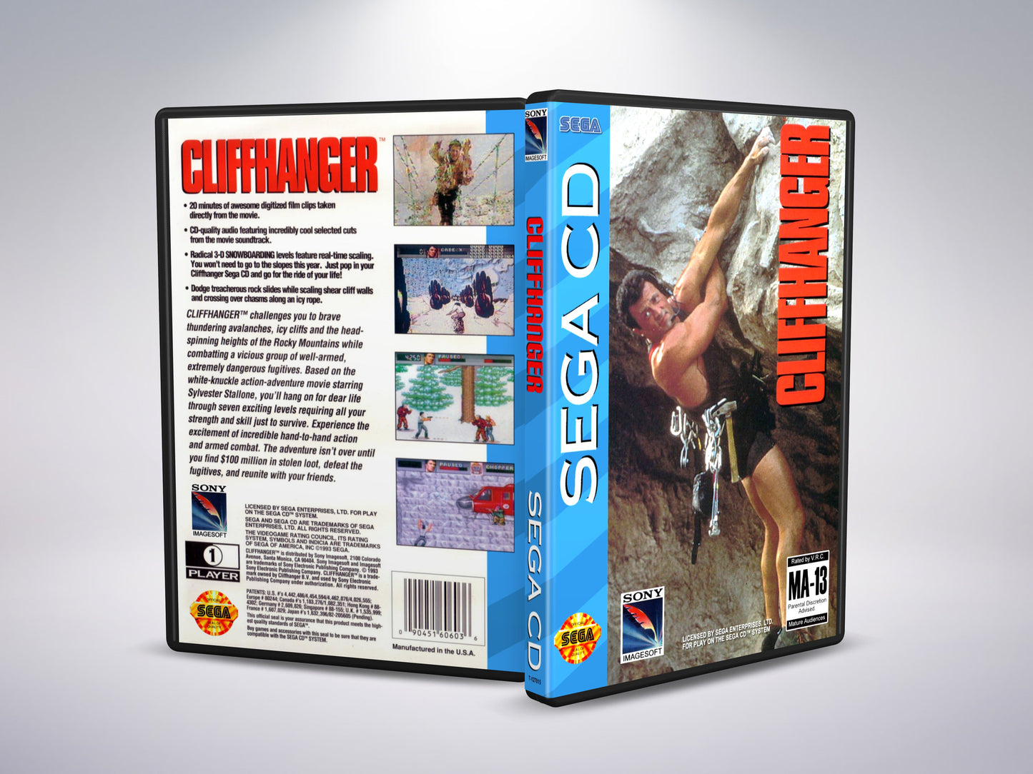Cliffhanger (Sega CD NTSC-U-versie)