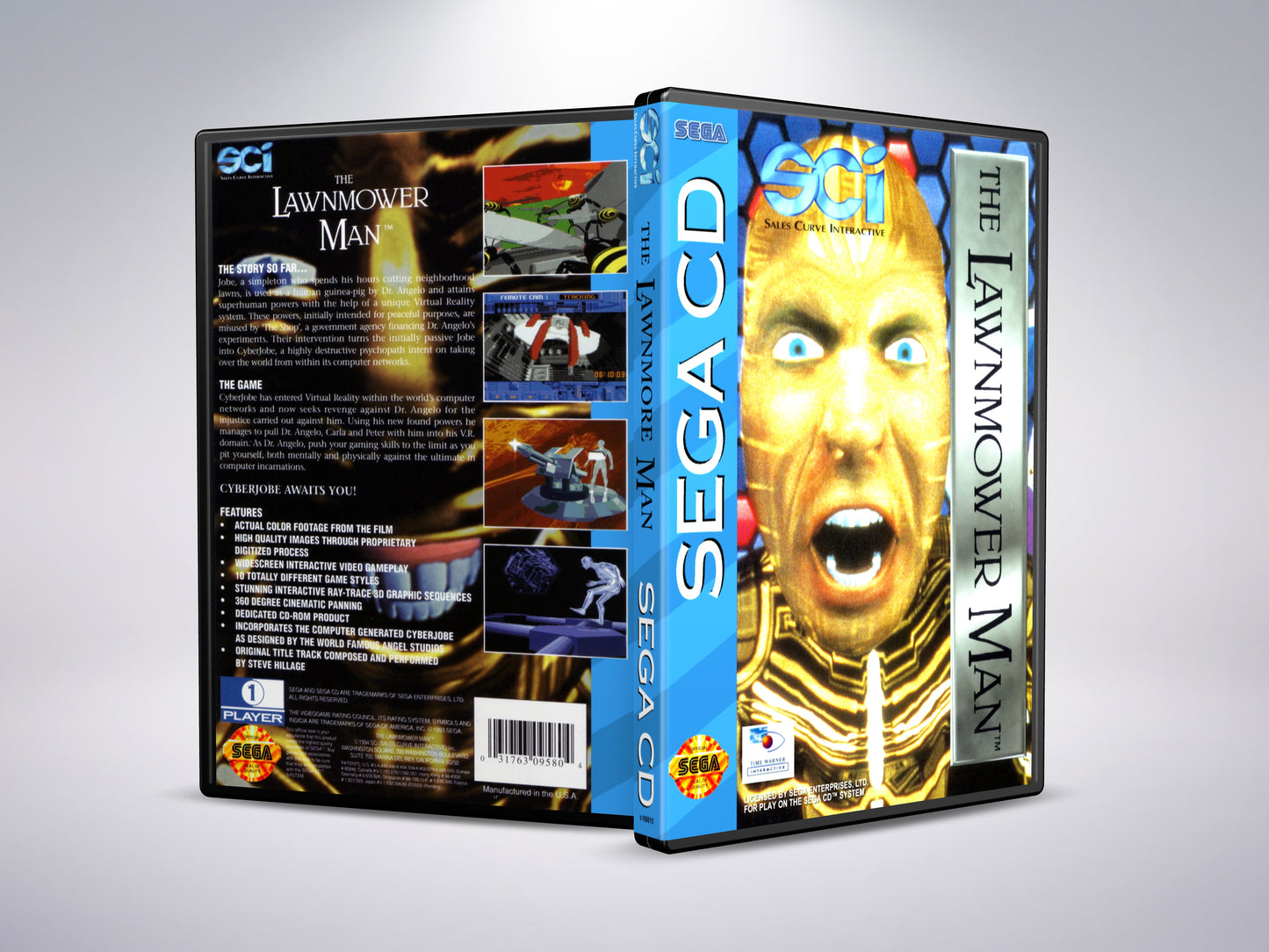 The Lawnmower Man (Sega CD NTSC-U-versie)