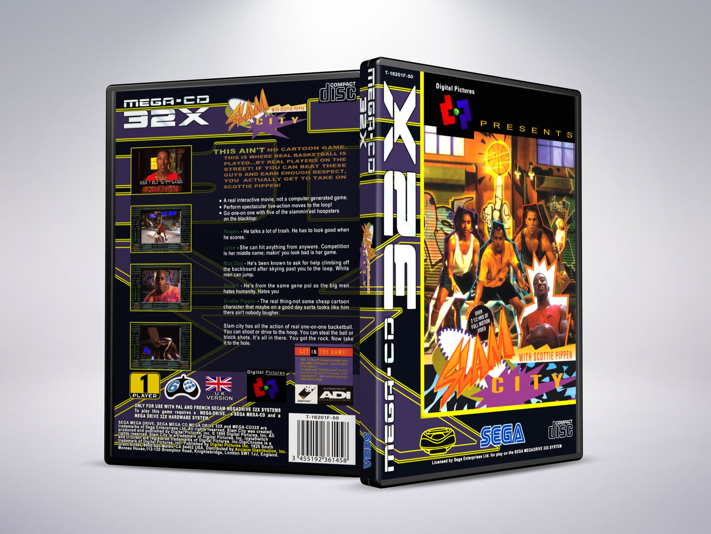 Slam City met Scottie Pippen (Mega CD 32X PAL-versie)