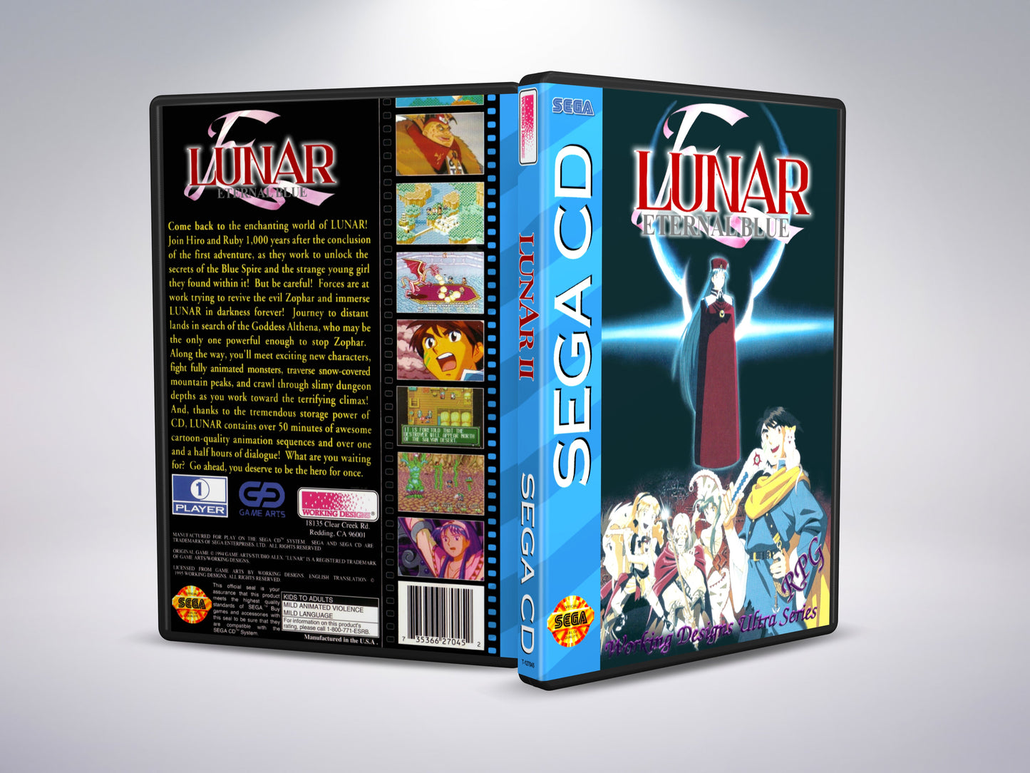 Lunar Eternal Blue (Sega CD NTSC-U-versie)