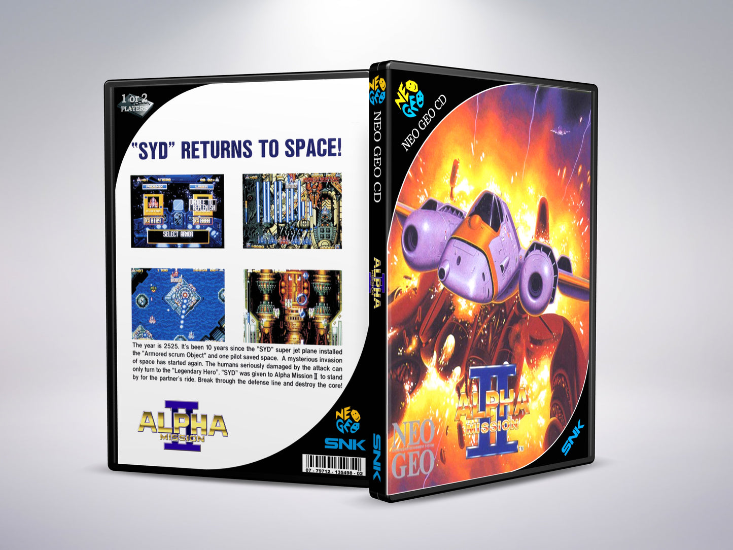 Alpha Mission 2 (ASO II : Last Guardian) - Neo Geo CD