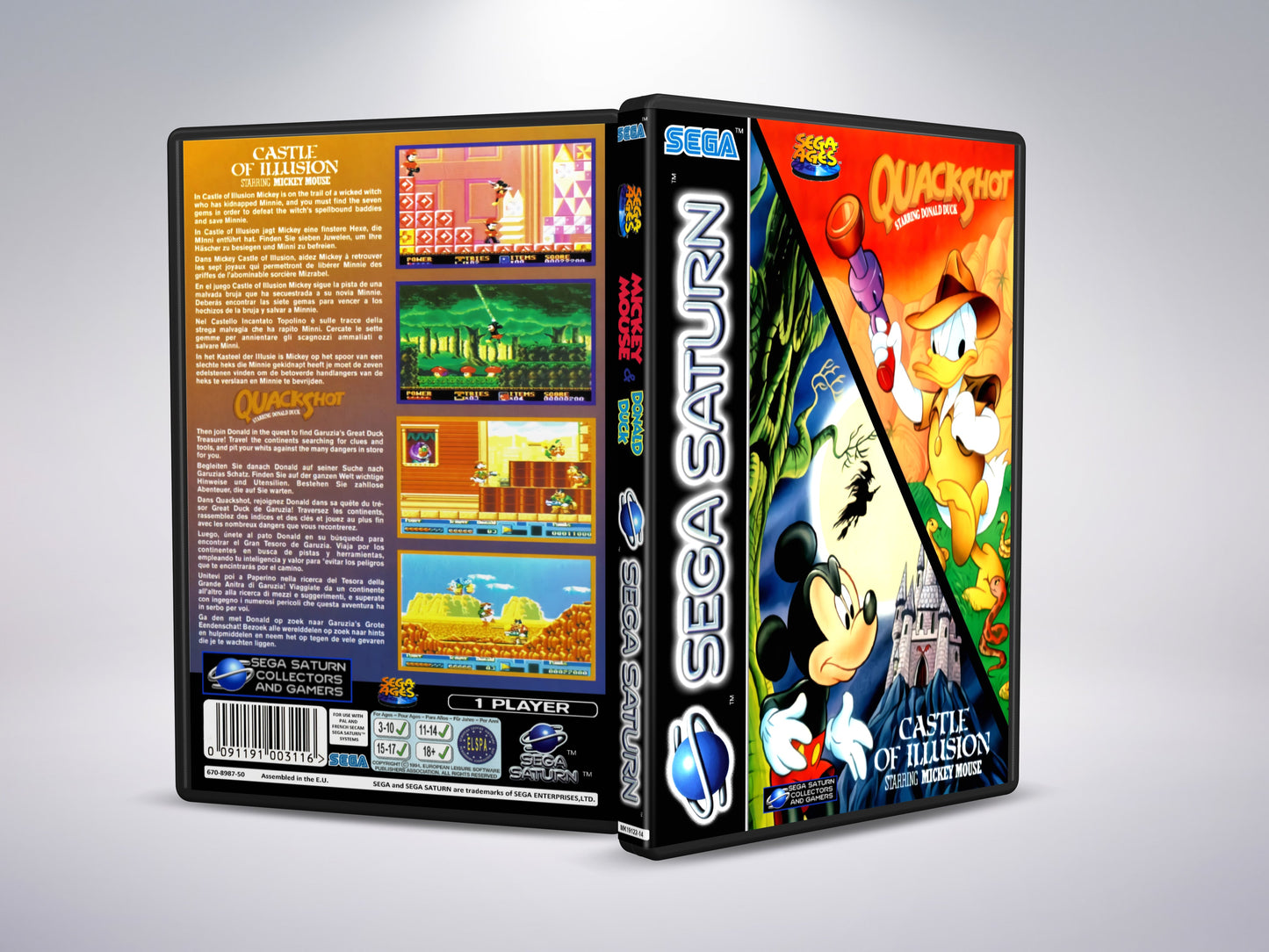 Sega Ages I Love Mickey Mouse: Fushigi no Oshiro Daibouken/I Love Donald Duck: Guruzia Ou no Hihou (Vertaald)