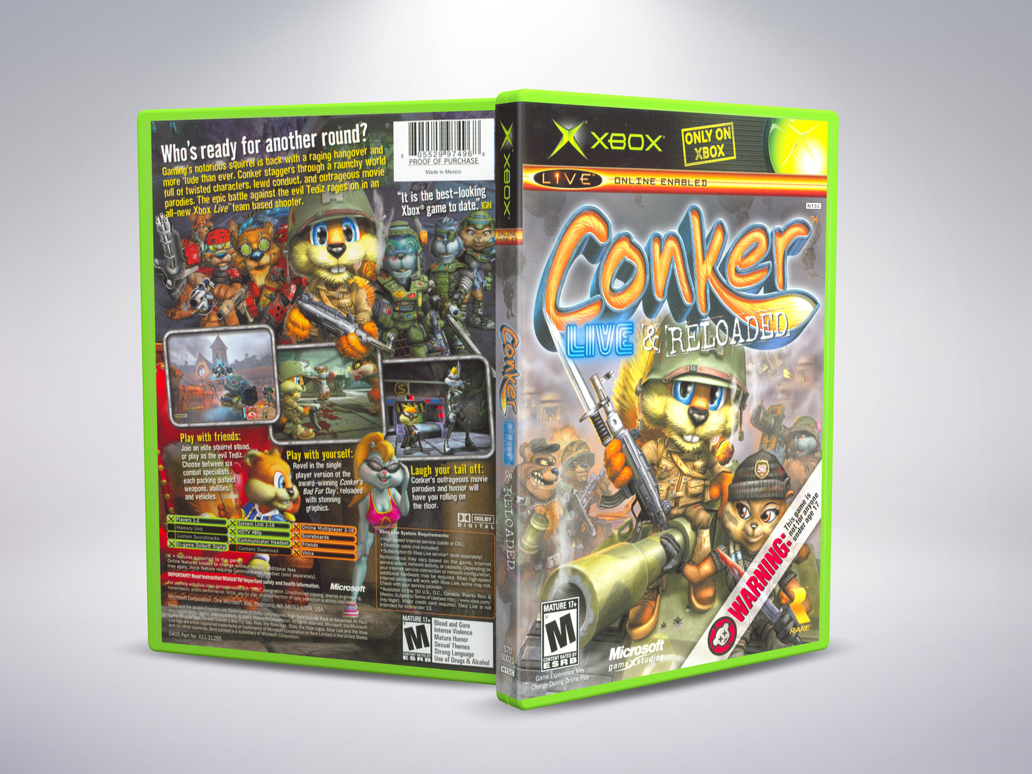 Conker Live en opnieuw geladen