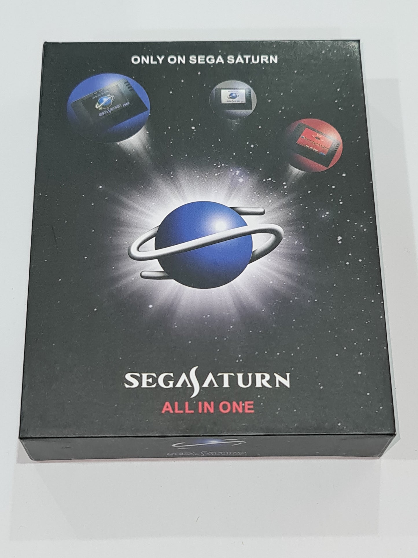 Sega Saturn Black All in One Cartridge w Pseudo Saturn Kai & Memory Card Function (v 6.483) - Boxed