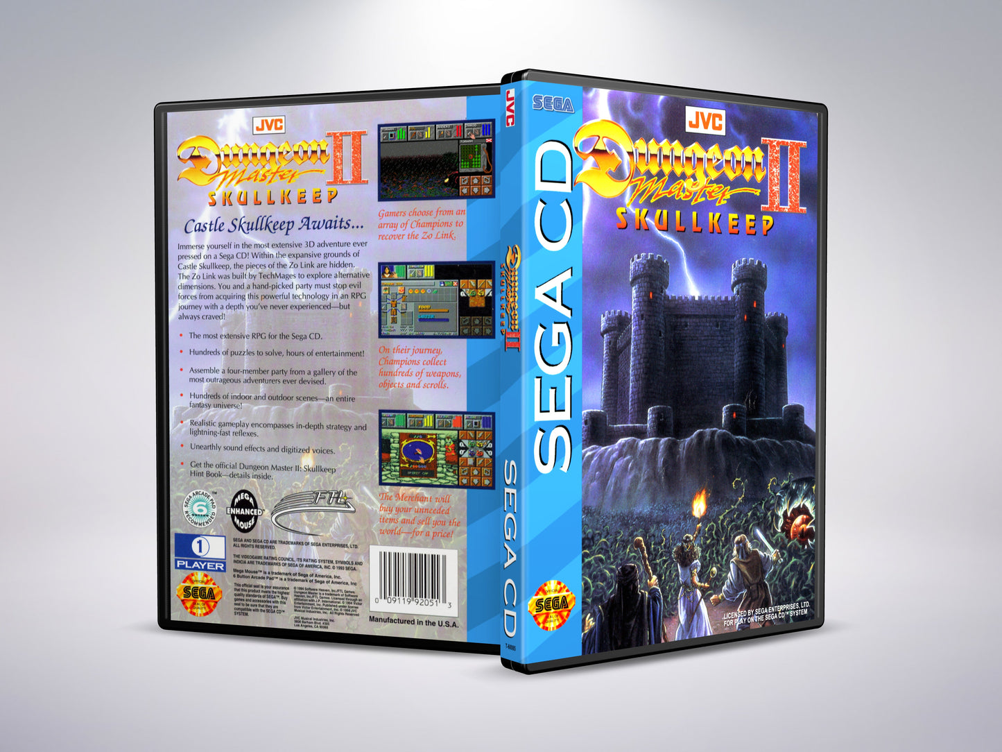 Dungeon Master II: Skullkeep (Sega CD NTSC-U-versie)