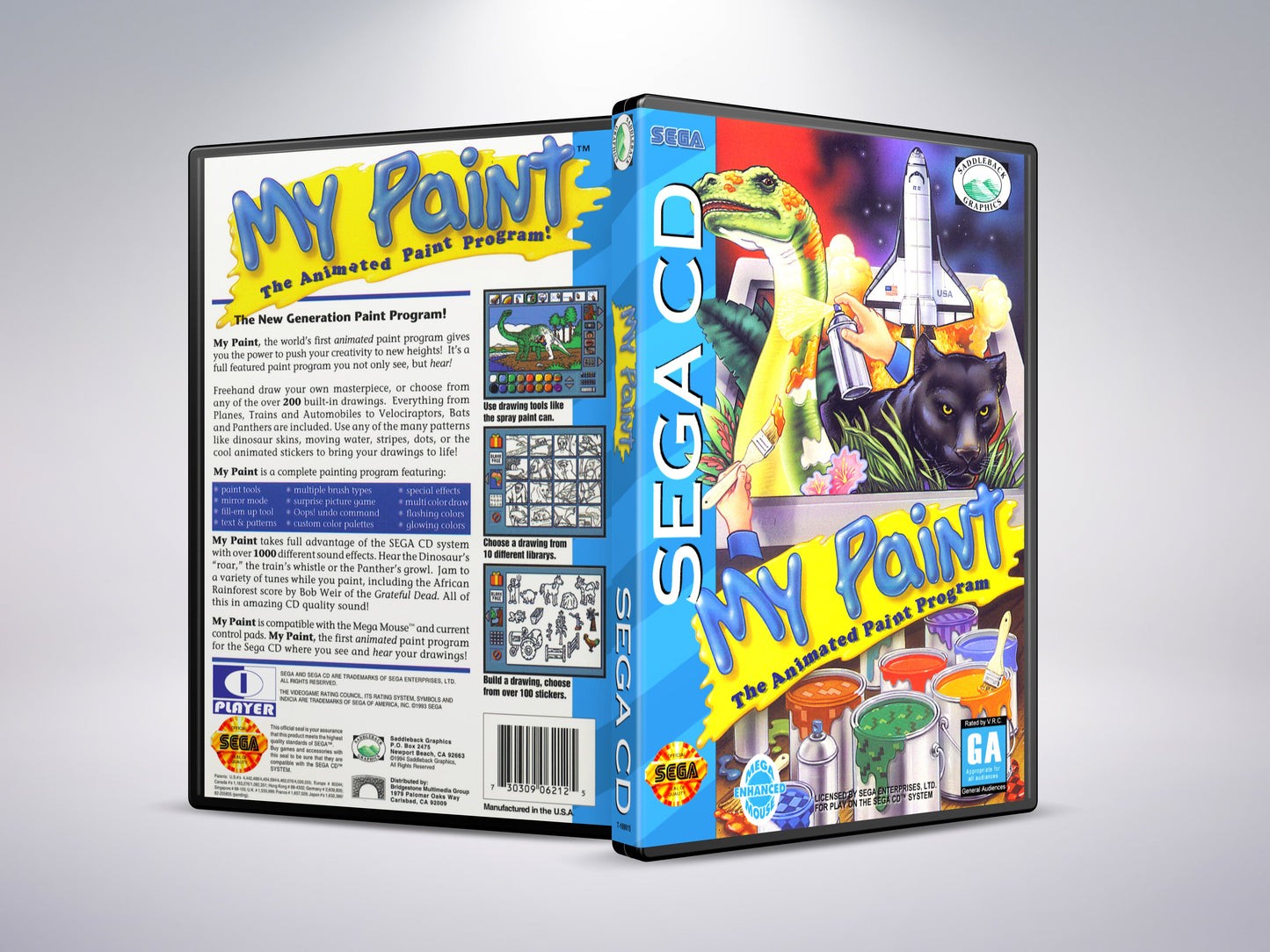 My Paint: The Animated Paint Program (Sega CD NTSC-U Version)