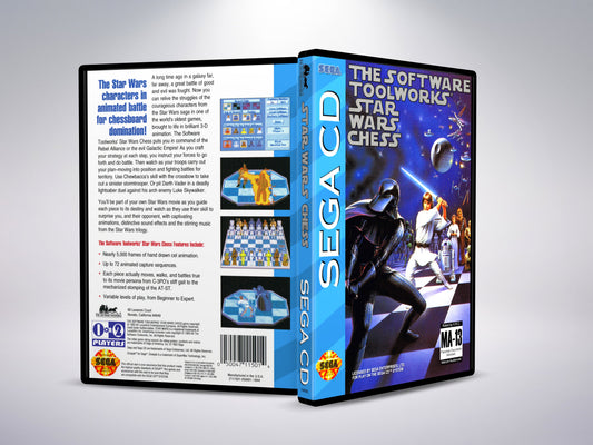 De Software Toolworks Star Wars Chess (Sega CD NTSC-U-versie)