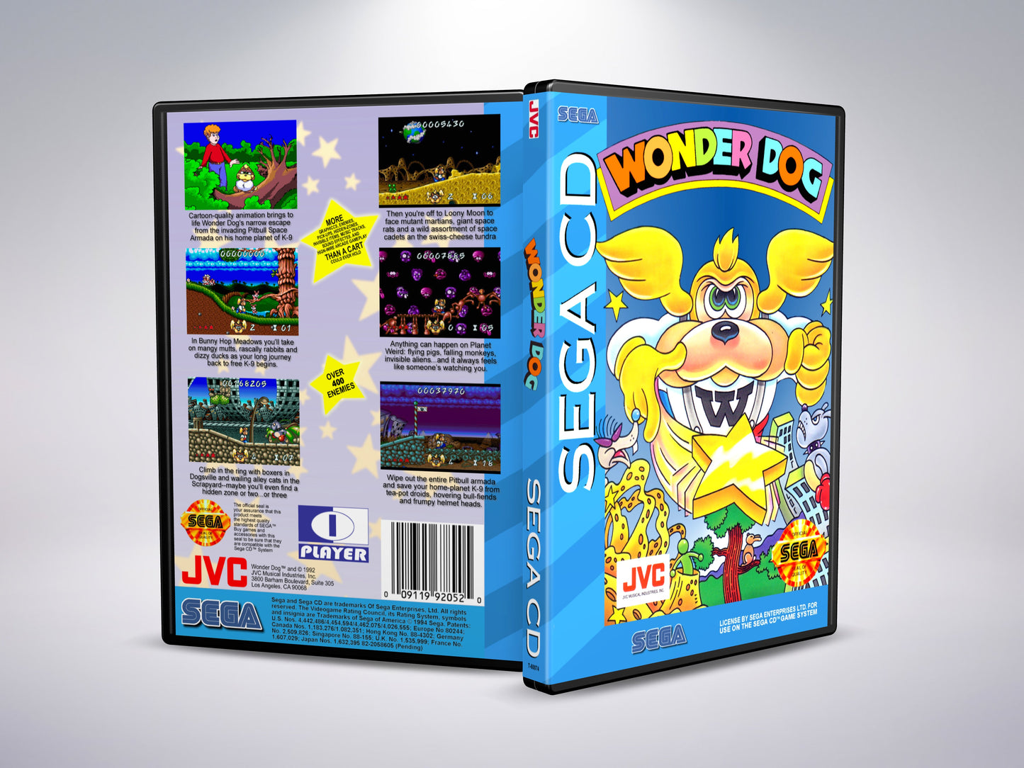 Wonder Dog (Sega CD NTSC-U-versie)