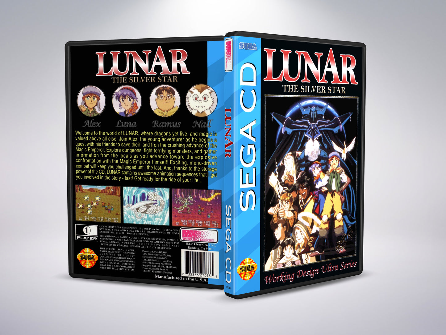 Lunar The Silver Star (Sega CD NTSC-U Version)