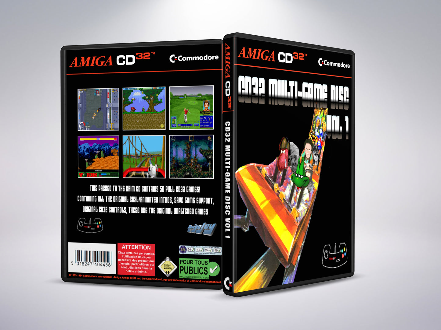 Amiga CD32 Multi Game Disc Vol 1