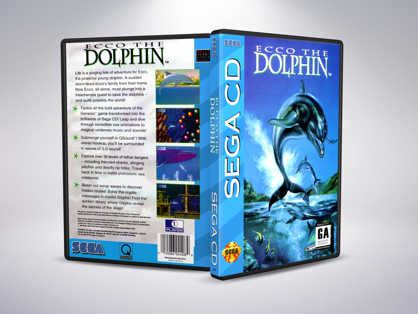 Ecco the Dolphin (Sega CD NTSC-U-versie)