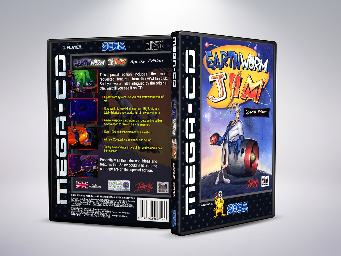 Earthworm Jim Special Edition (Mega CD PAL-versie)