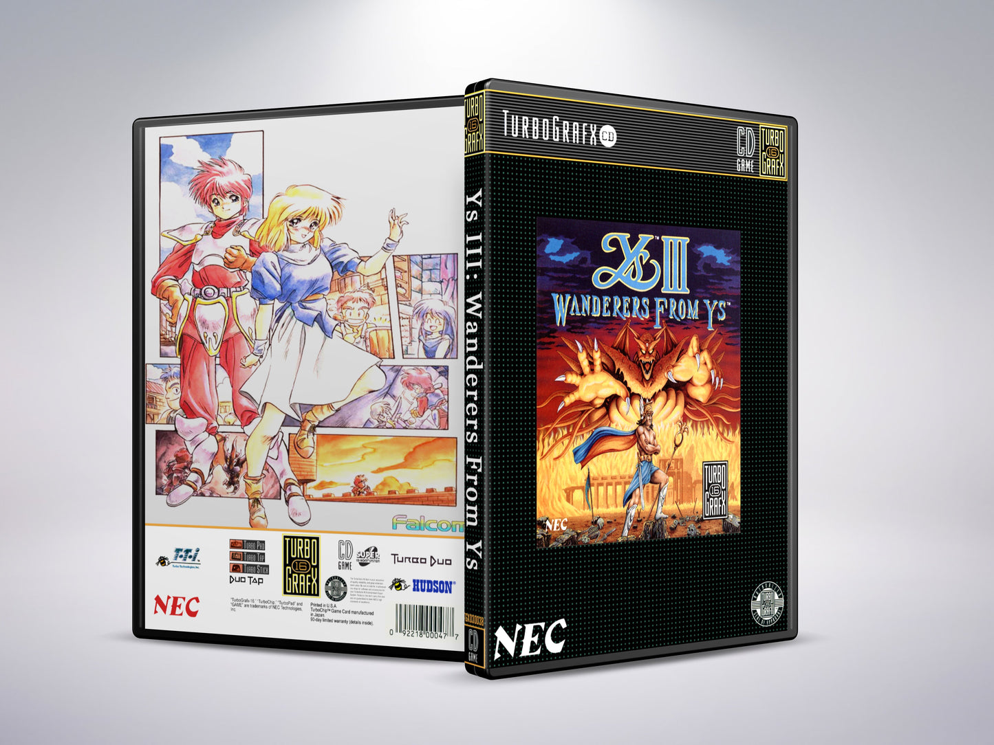 Ys 3 Wanderers van Ys - Turbografx CD / Turbo Duo