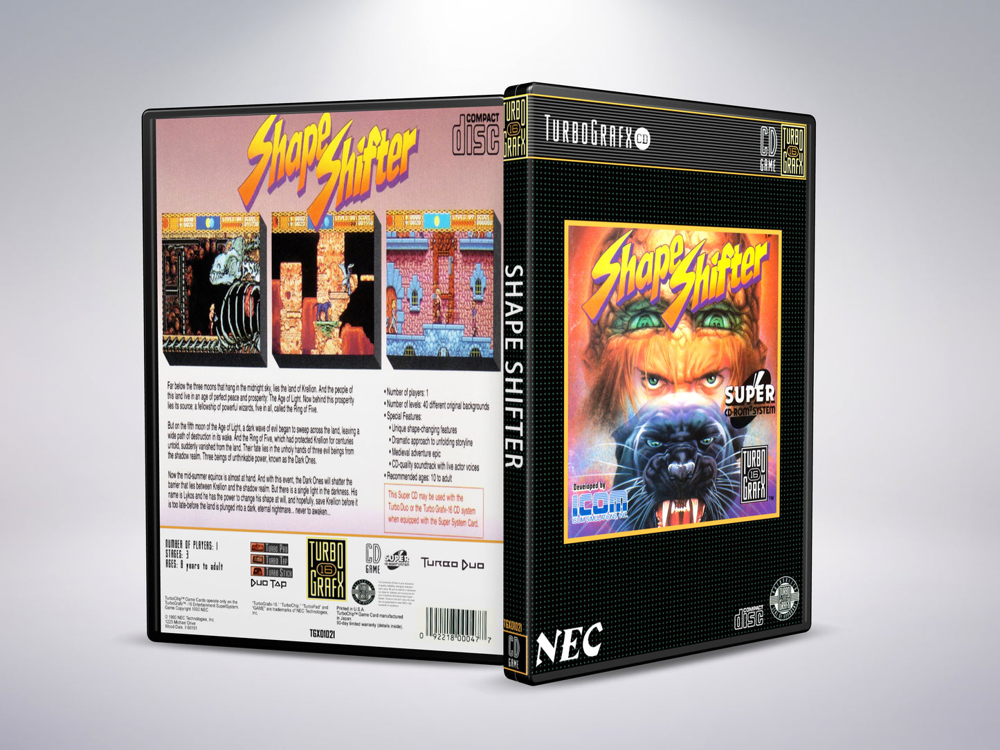 Shapeshifter - Turbografx CD / Turbo Duo
