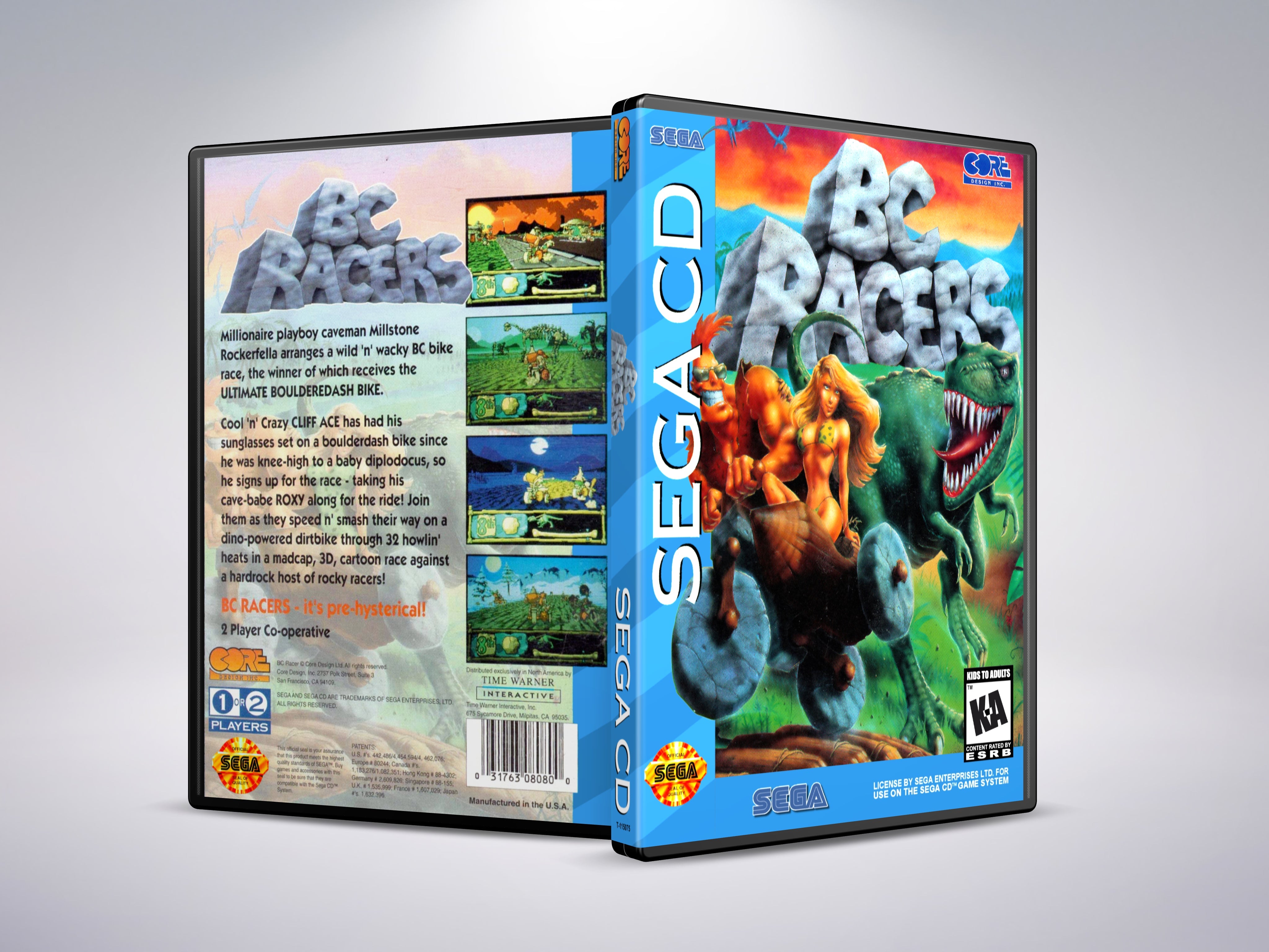 Bc Racers Cover BC Racers (Sega CD NTSC-U Version) – Rising Sun Games