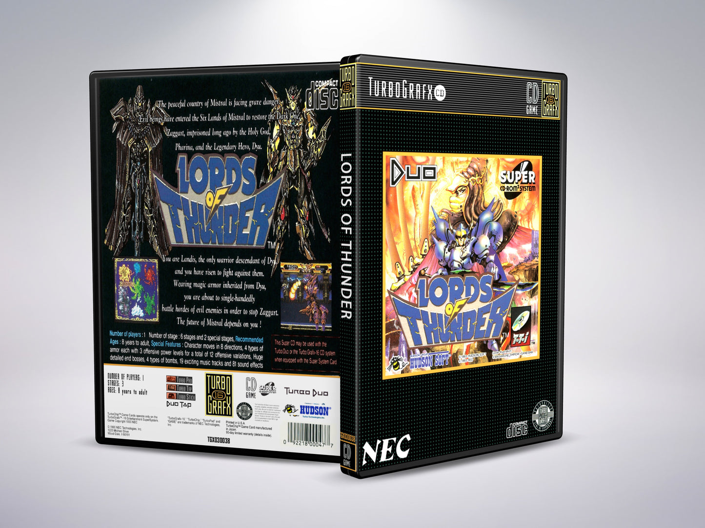Lords of Thunder - Turbografx CD / Turbo Duo