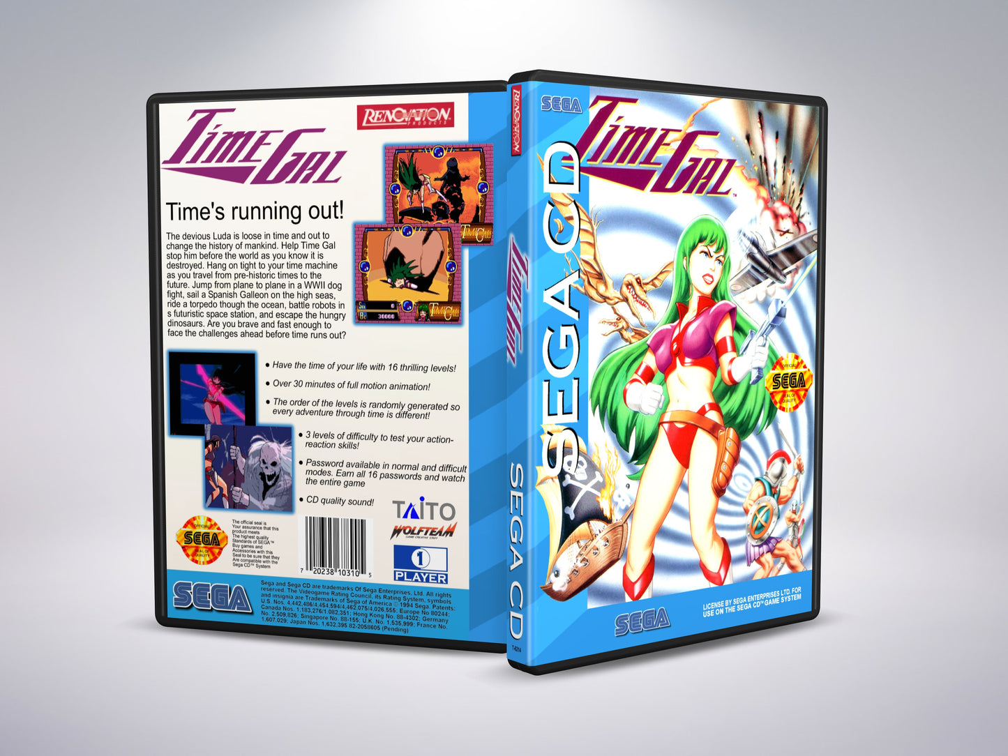 Time Gal (Sega CD NTSC-U-versie)