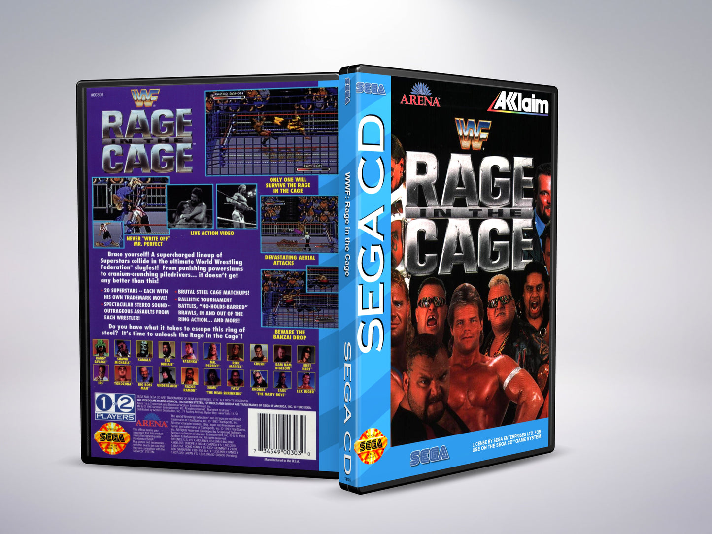 WWF Rage in the Cage (Sega CD NTSC-U Version)