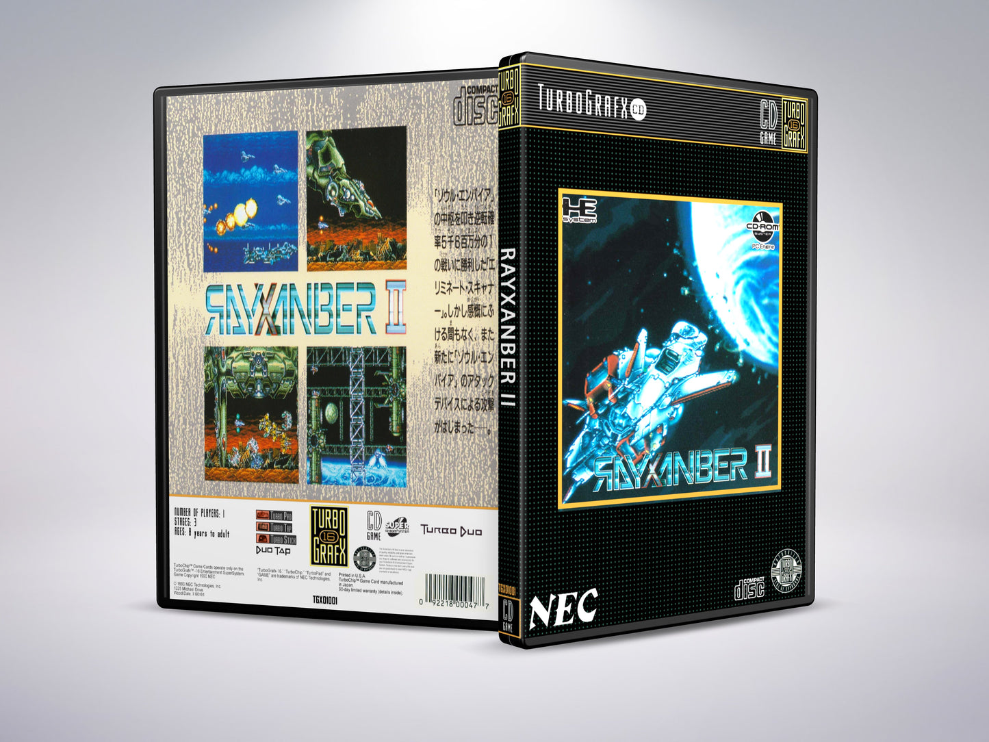 RAYXANBER II - Turbografx CD / Turbo Duo
