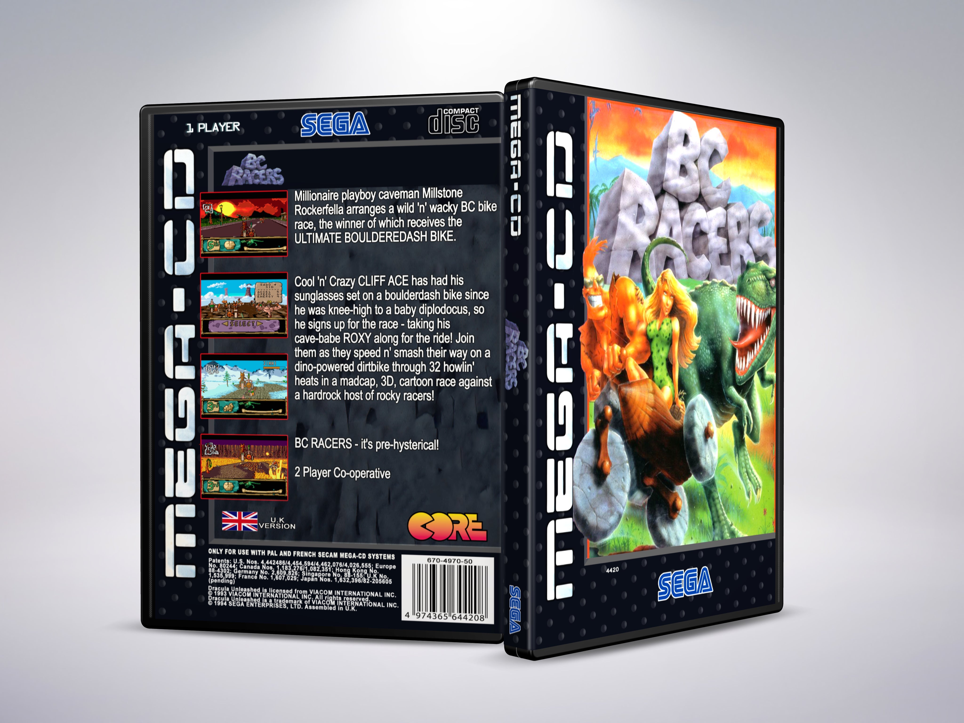 Bc Racers Cover BC Racers (Mega CD PAL Version) – Rising Sun Games