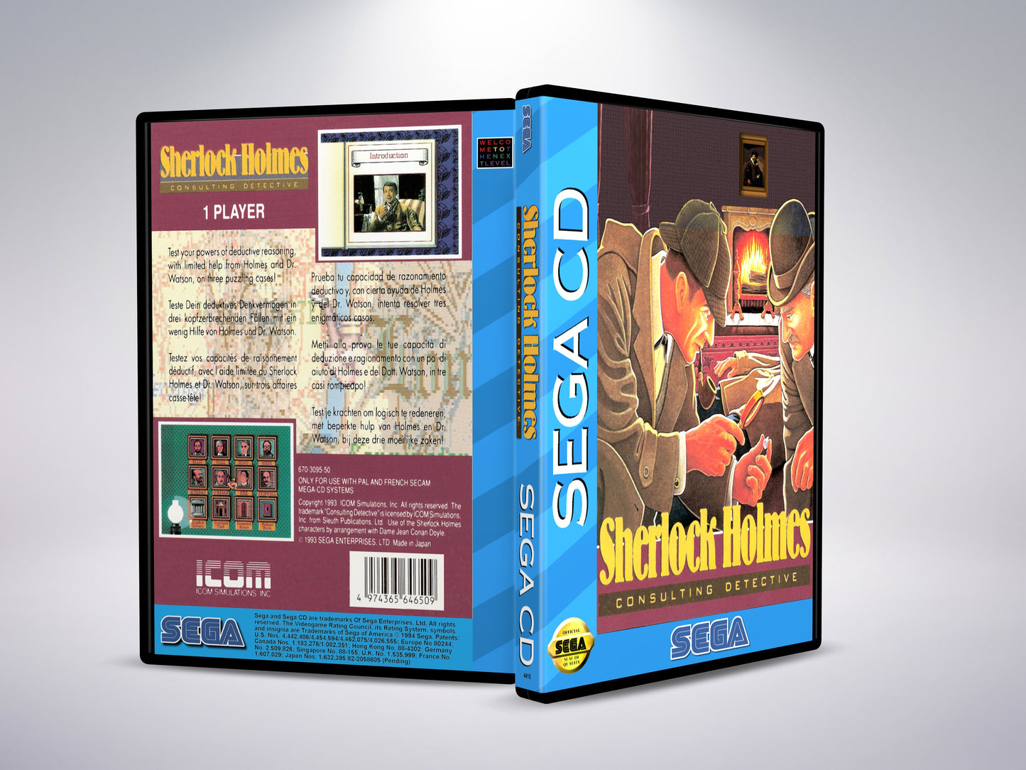 Sherlock Holmes Consulting Detective Vol 1 (Sega CD NTSC-U-versie)