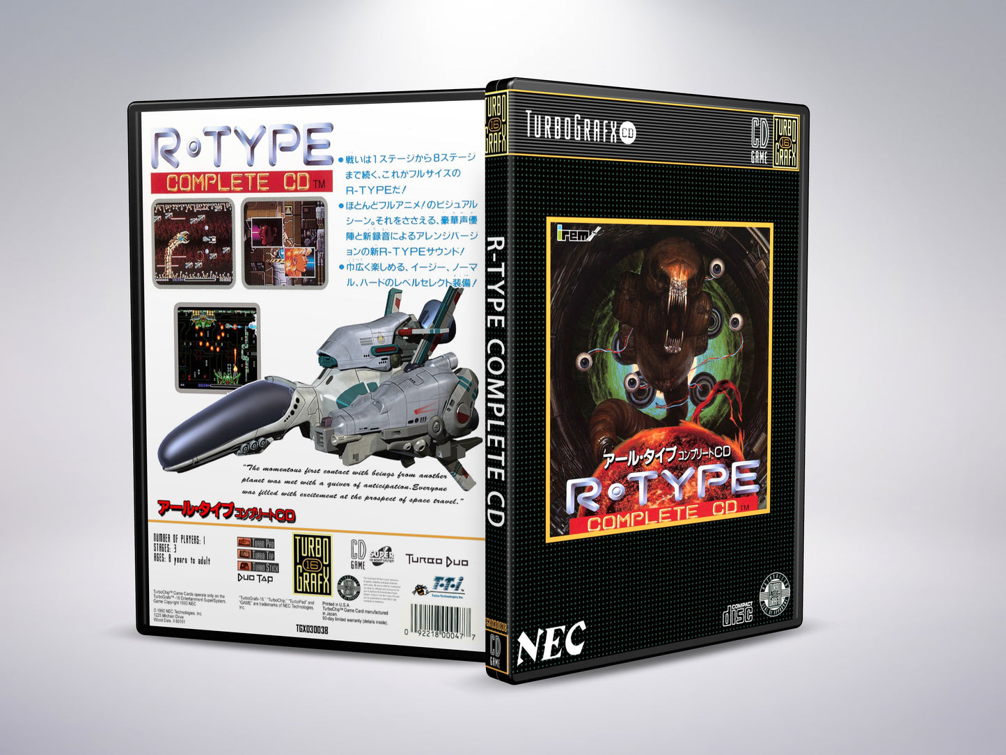 R-Type compleet - Turbografx CD / Turbo Duo