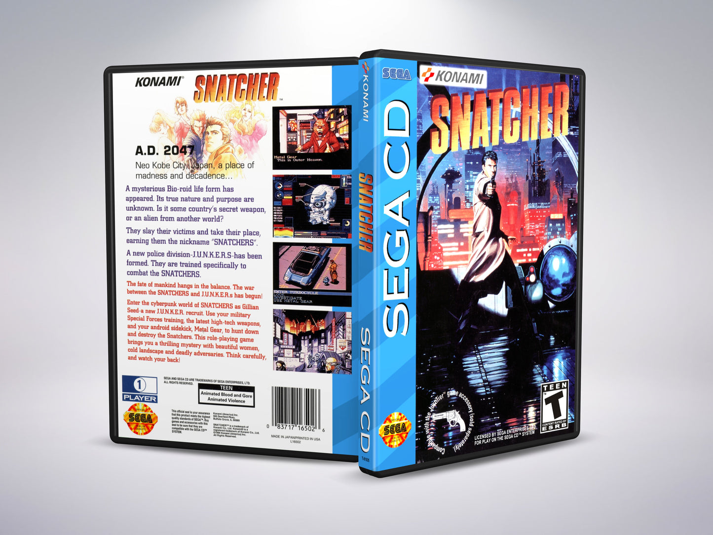 Snatcher (Sega CD NTSC-U Version)