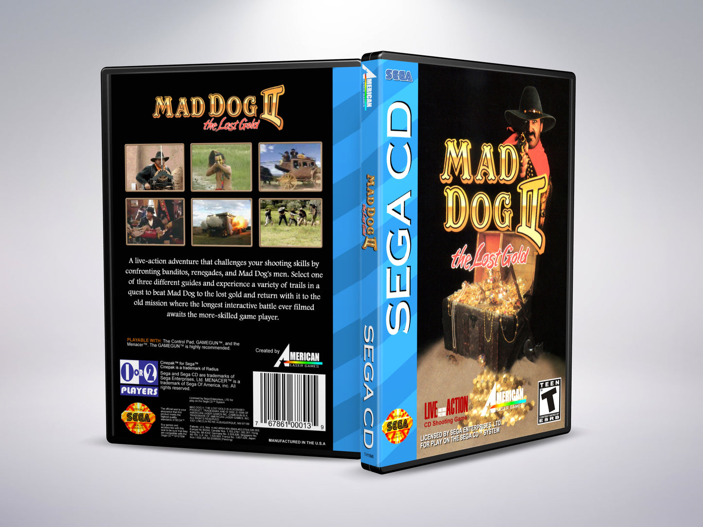 Mad Dog II: The Lost Gold (Sega CD NTSC-U-versie)