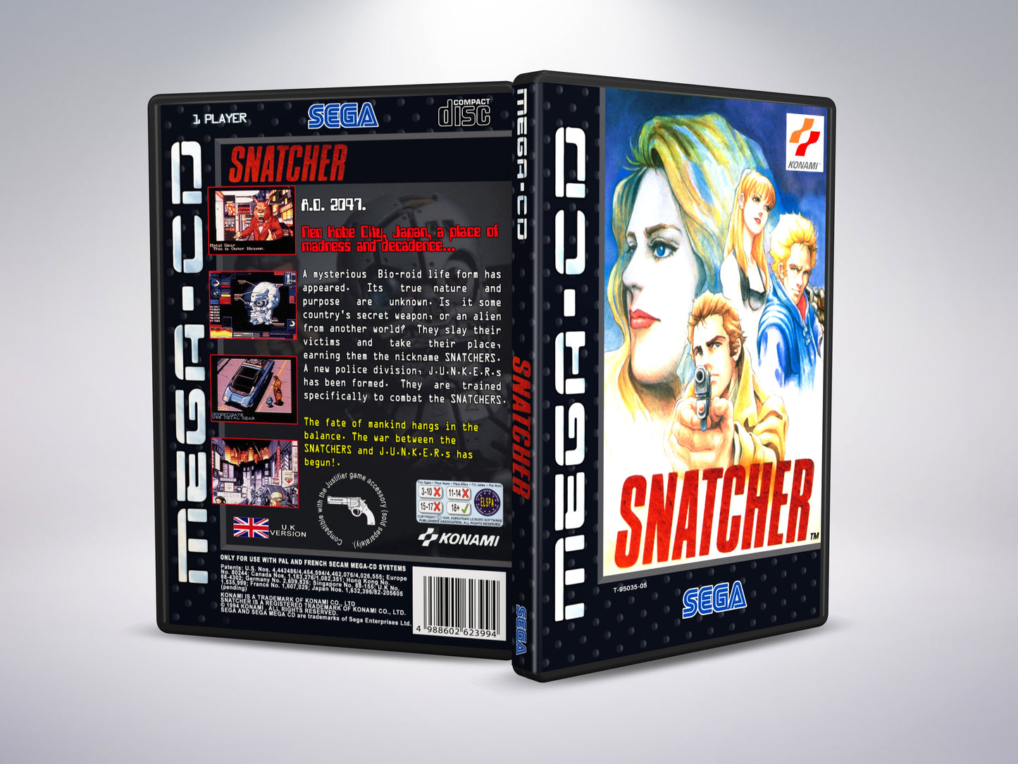 Snatcher (Mega CD PAL-versie)